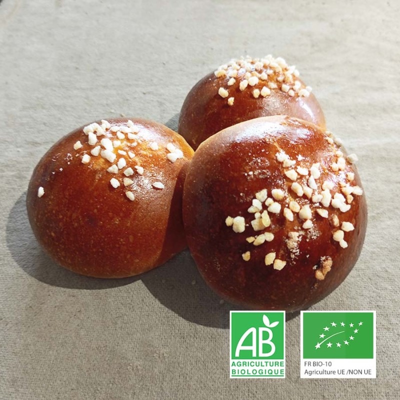 briochettes au sucre bio