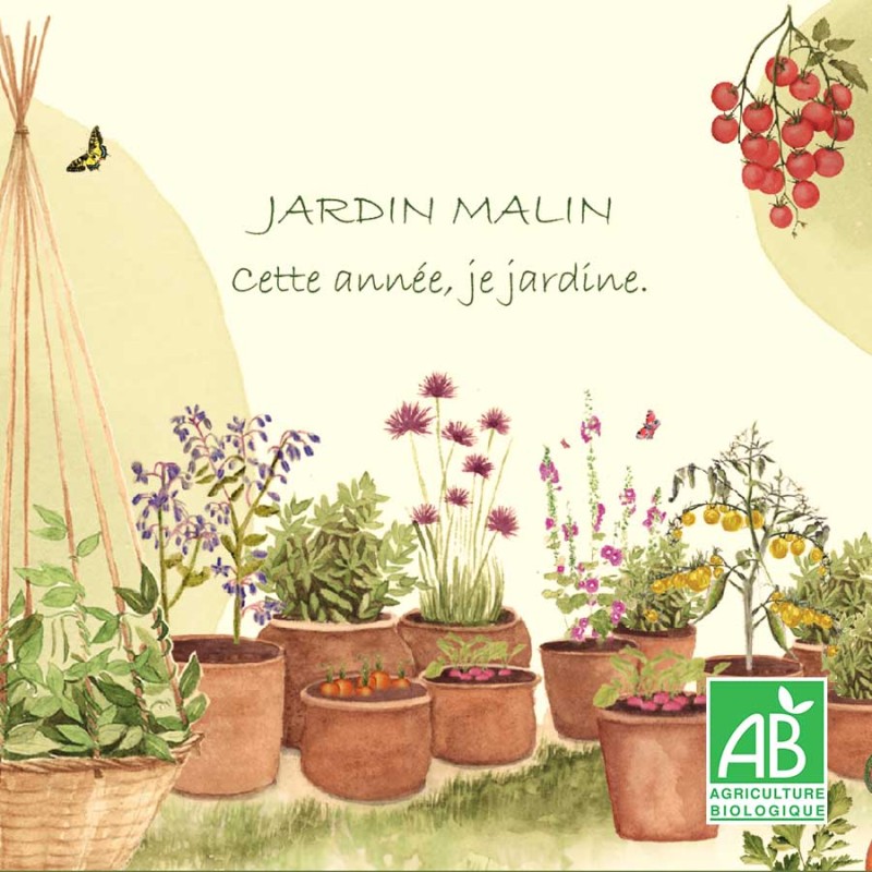 Coffret de semences "Jardin malin"