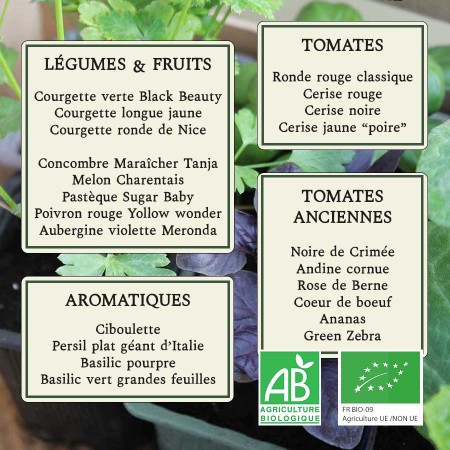 Vente de plants bio APE 37